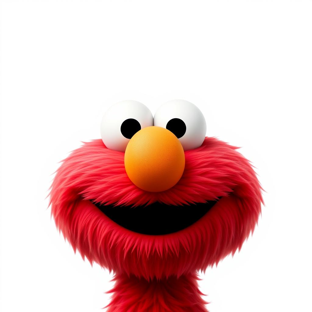 Vibrant Pixar-Inspired Elmo
