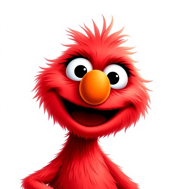 Joyful Pixar-Style Elmo