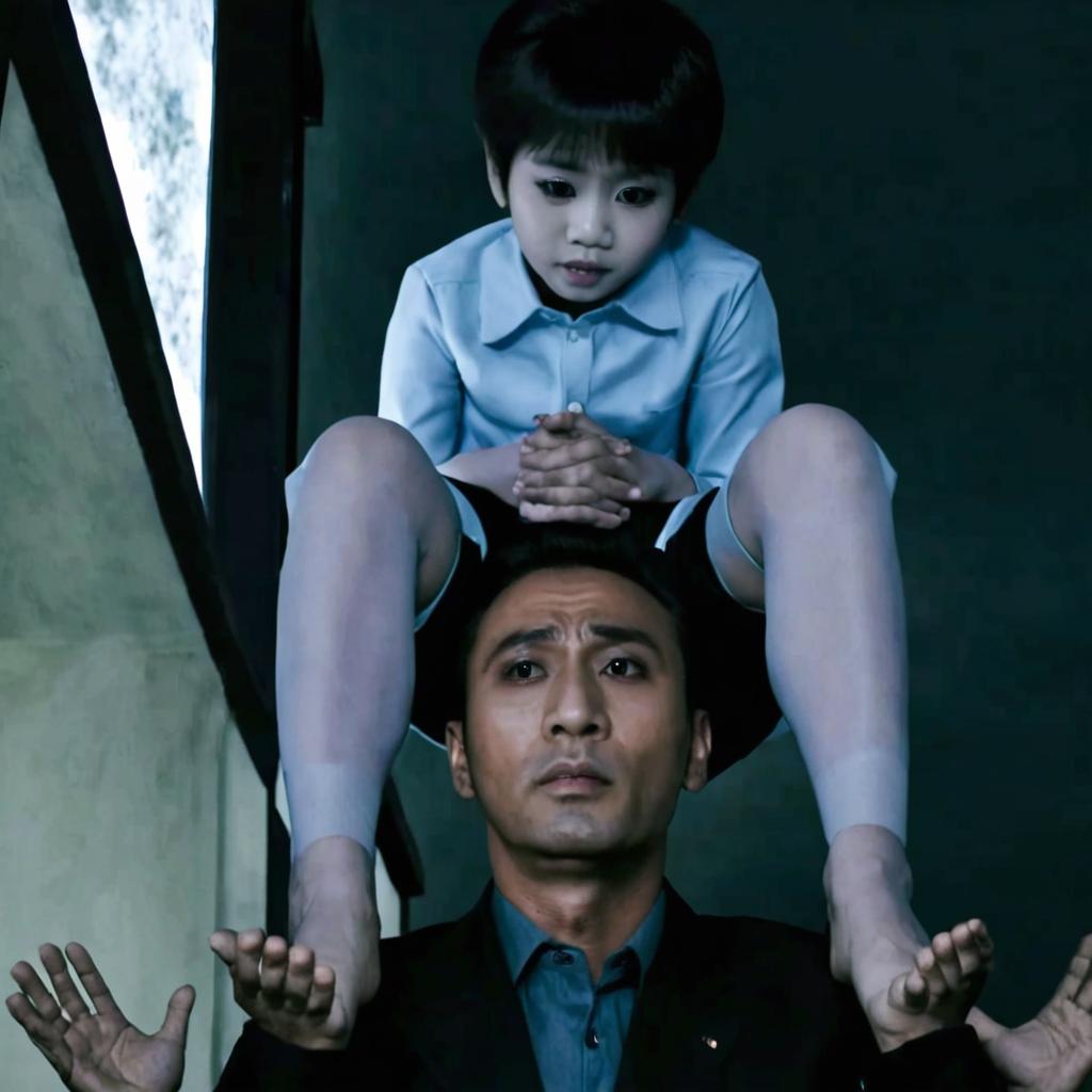 Captivating Confidence: A Young Boy Actor's Portrayal