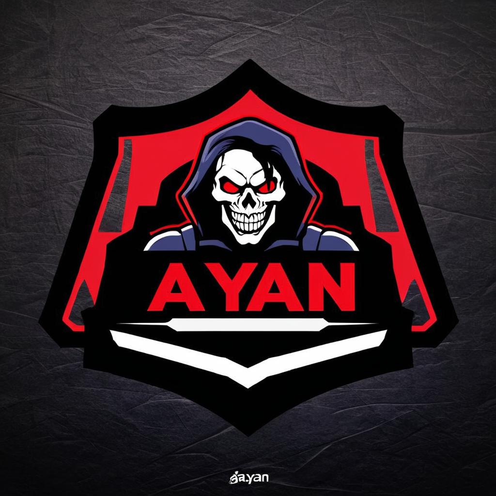 add text 'AYAN'