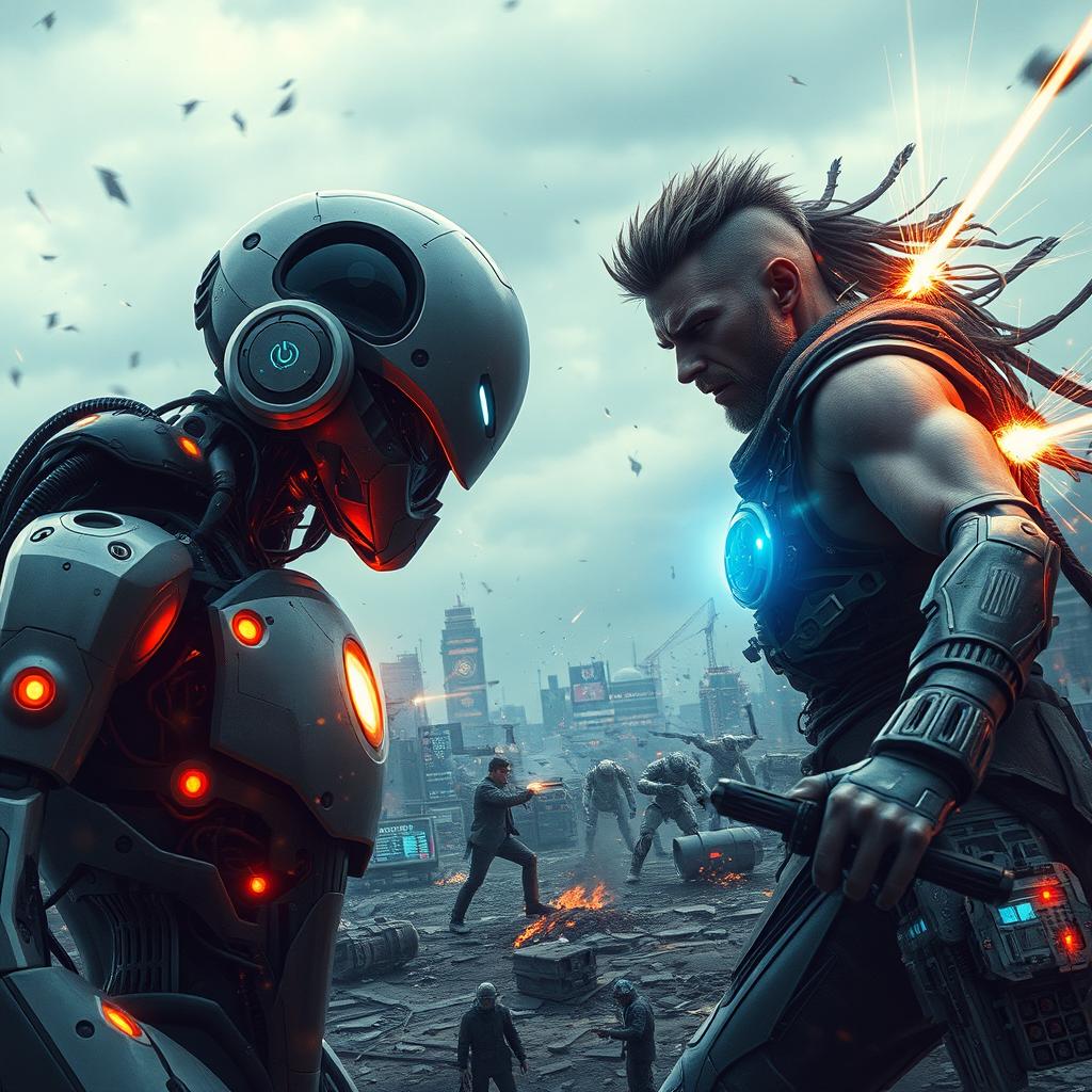 Epic Showdown: AI vs Human Intelligence in Sci-Fi Drama