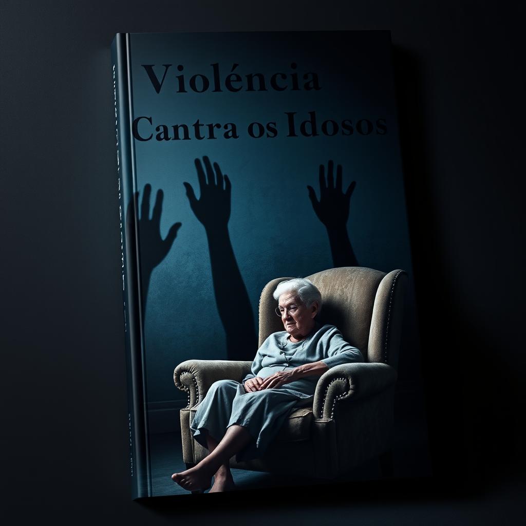 A powerful and impactful book cover focused on the theme of Elder Abuse