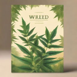 Generate a high-quality digital art image, featuring a lush, verdant cover of weed plants