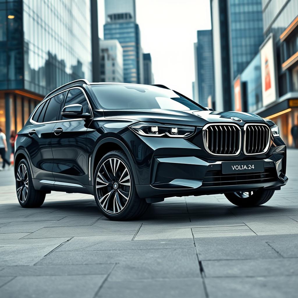 A modern restyled Volga GAZ24 for 2025, inspired by the sleek and sophisticated lines of the BMW G60