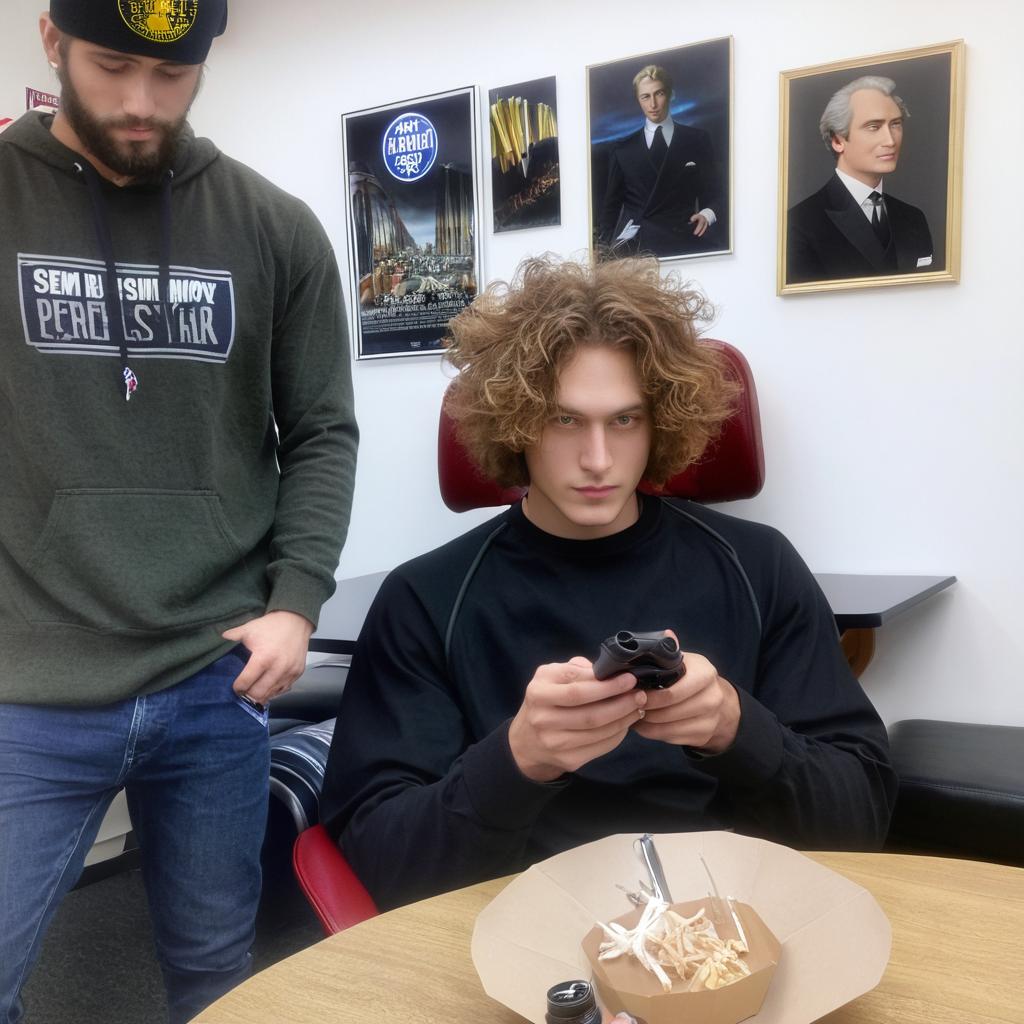 Focus in Action: A Young Boy Exploring Technology