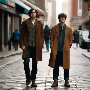 The indie film portrayed the main character as an ambler, exploring the city streets and encountering interesting characters.