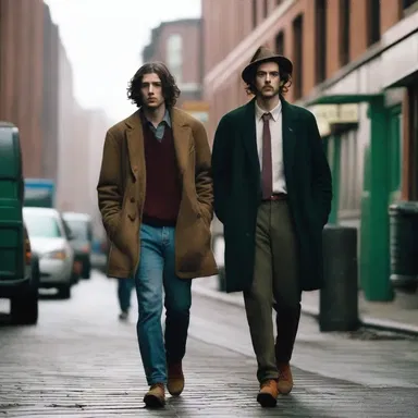The indie film portrayed the main character as an ambler, exploring the city streets and encountering interesting characters.