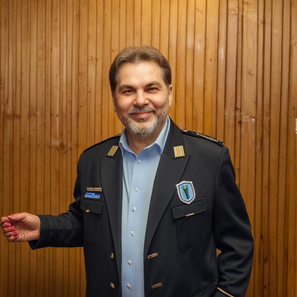 Meet Our Hero: Proud Officer in Blue