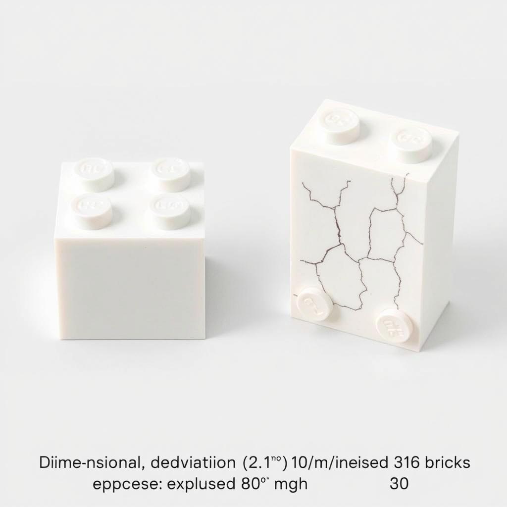 A side-by-side comparison of two LEGO bricks on a neutral background