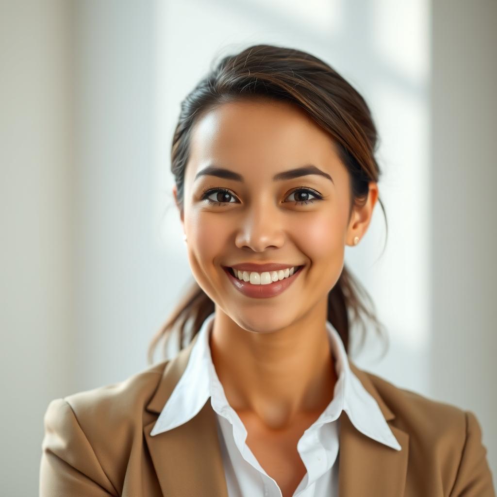A professional headshot of a person, beautifully lit with soft, flattering natural light