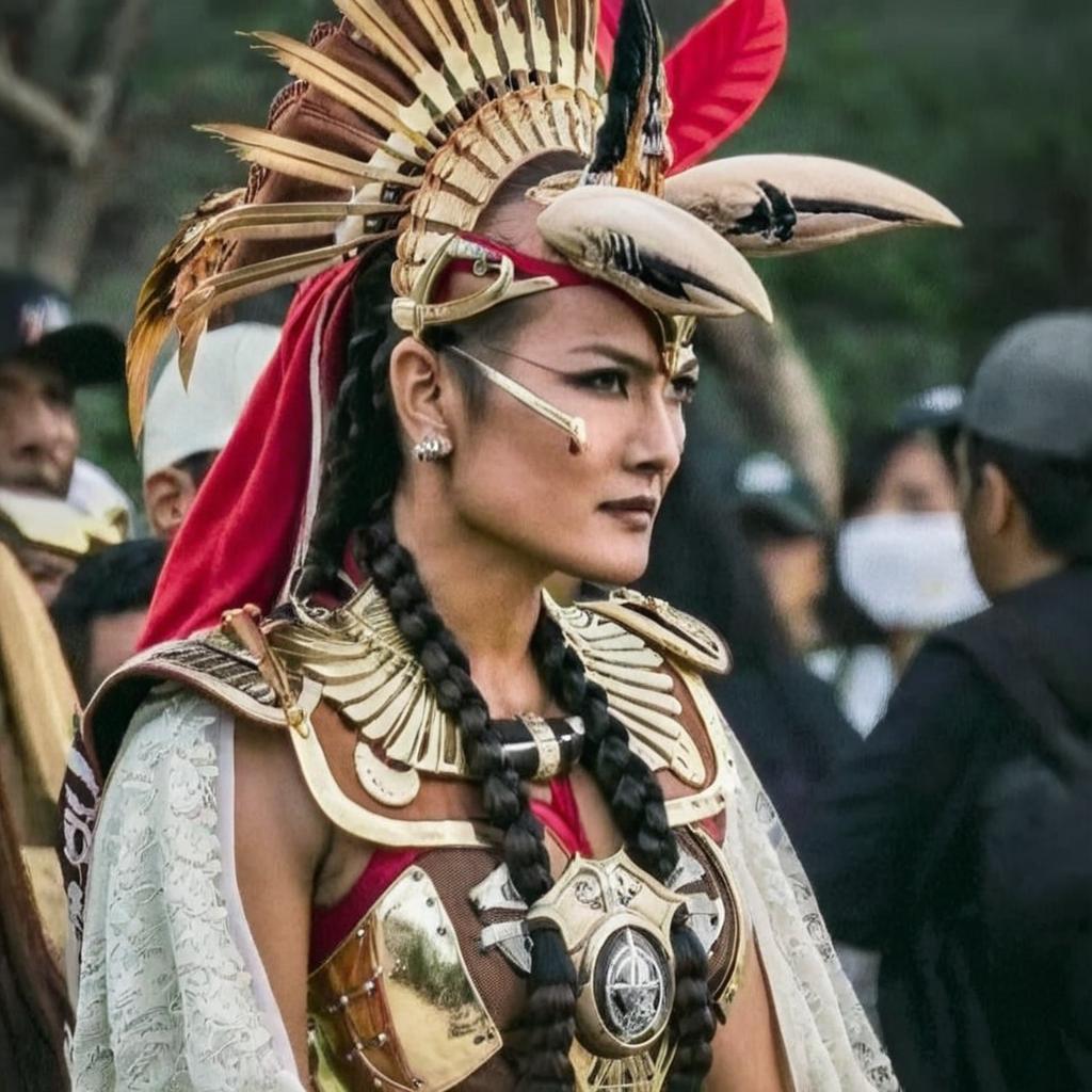 Empowered Elegance: The Warrior Woman