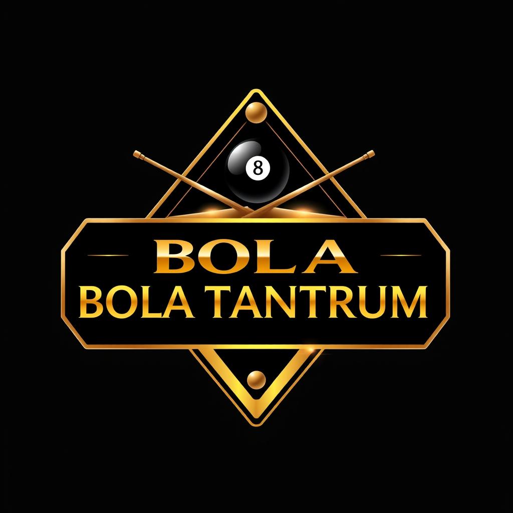 Luxury logo design for a billiard business named ‘Bola Tantrum’