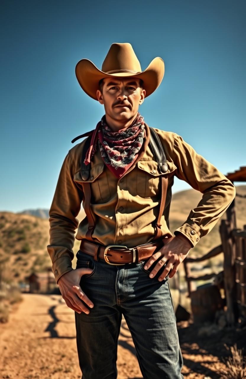 The Confident Cowboy: Authority & Charm