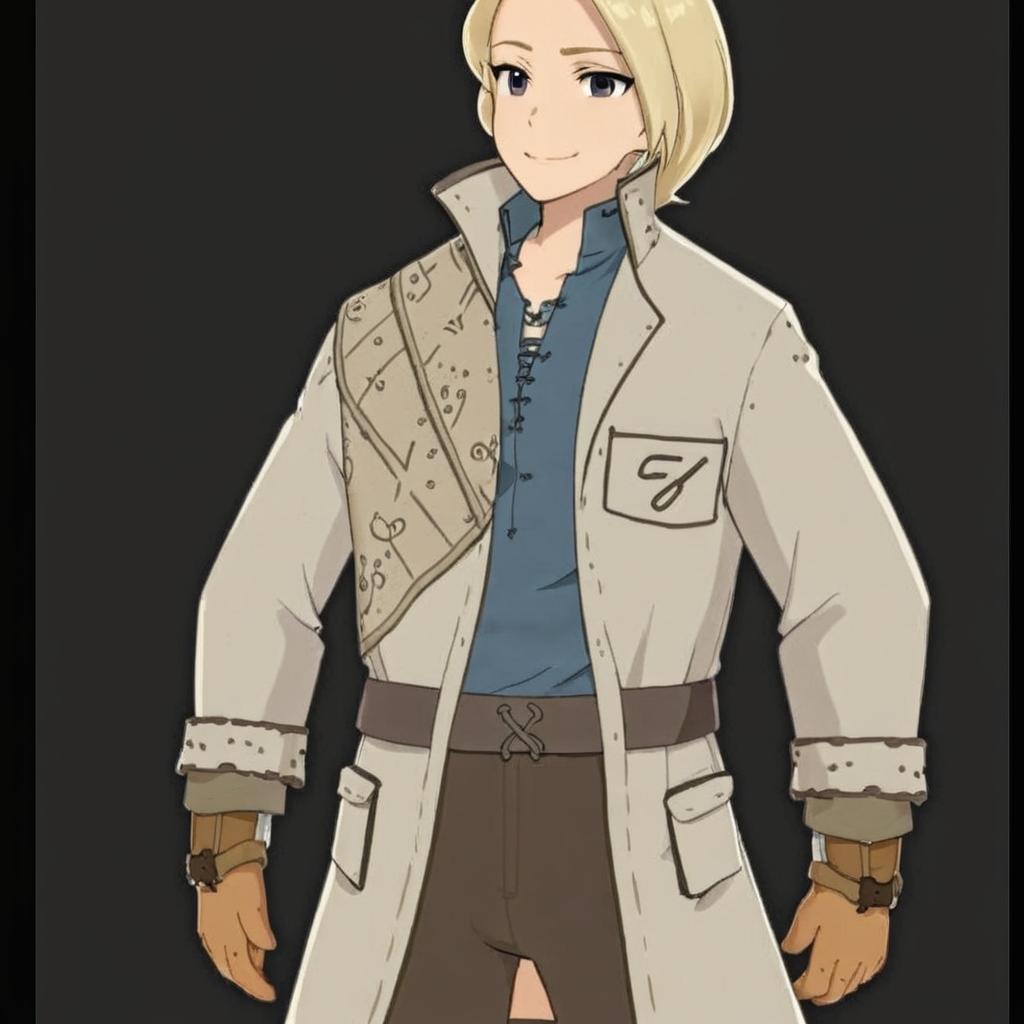 This character in a white lab coat