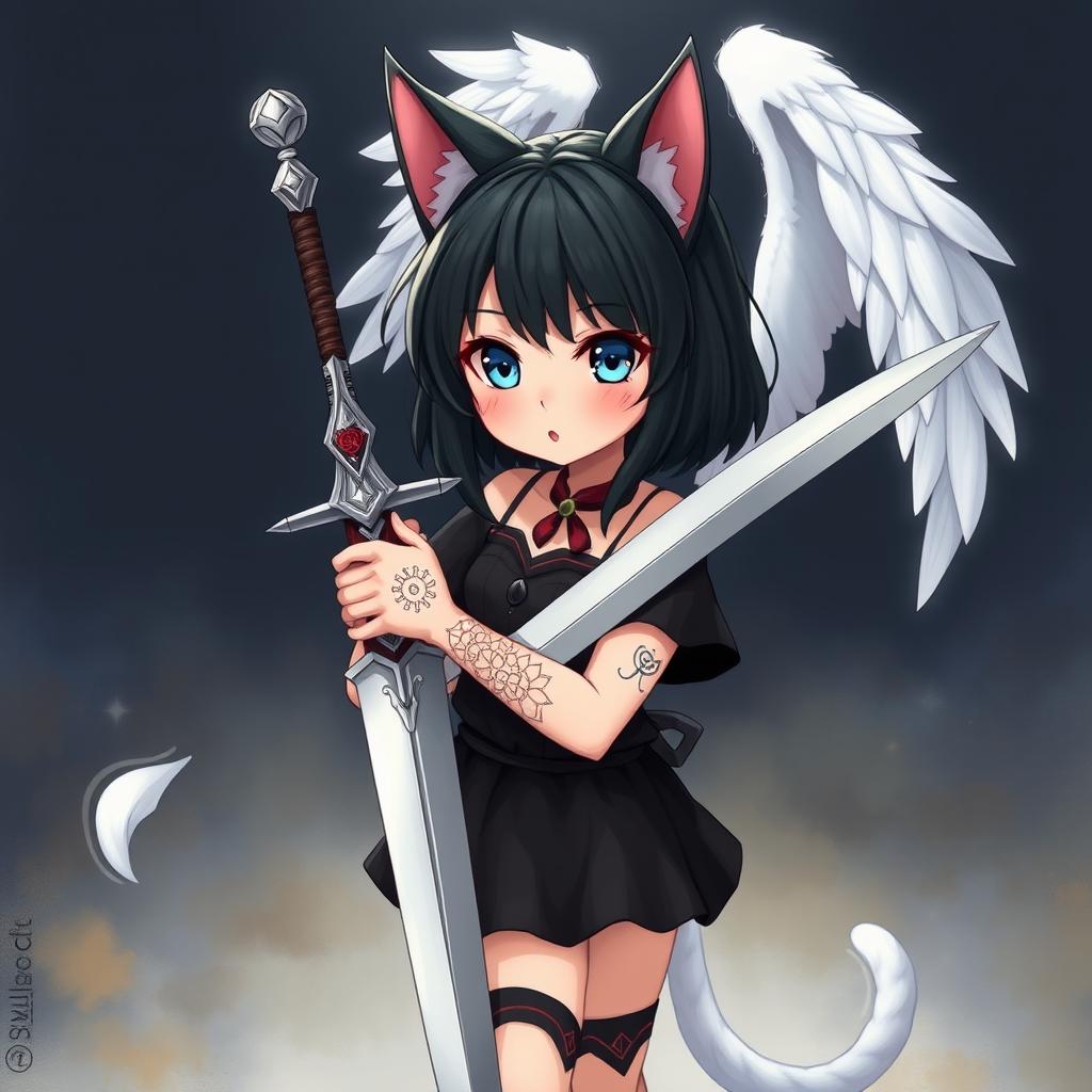 Rosbud is a sweet young girl with slightly long black hair and beautiful blue eyes, along with a charming face