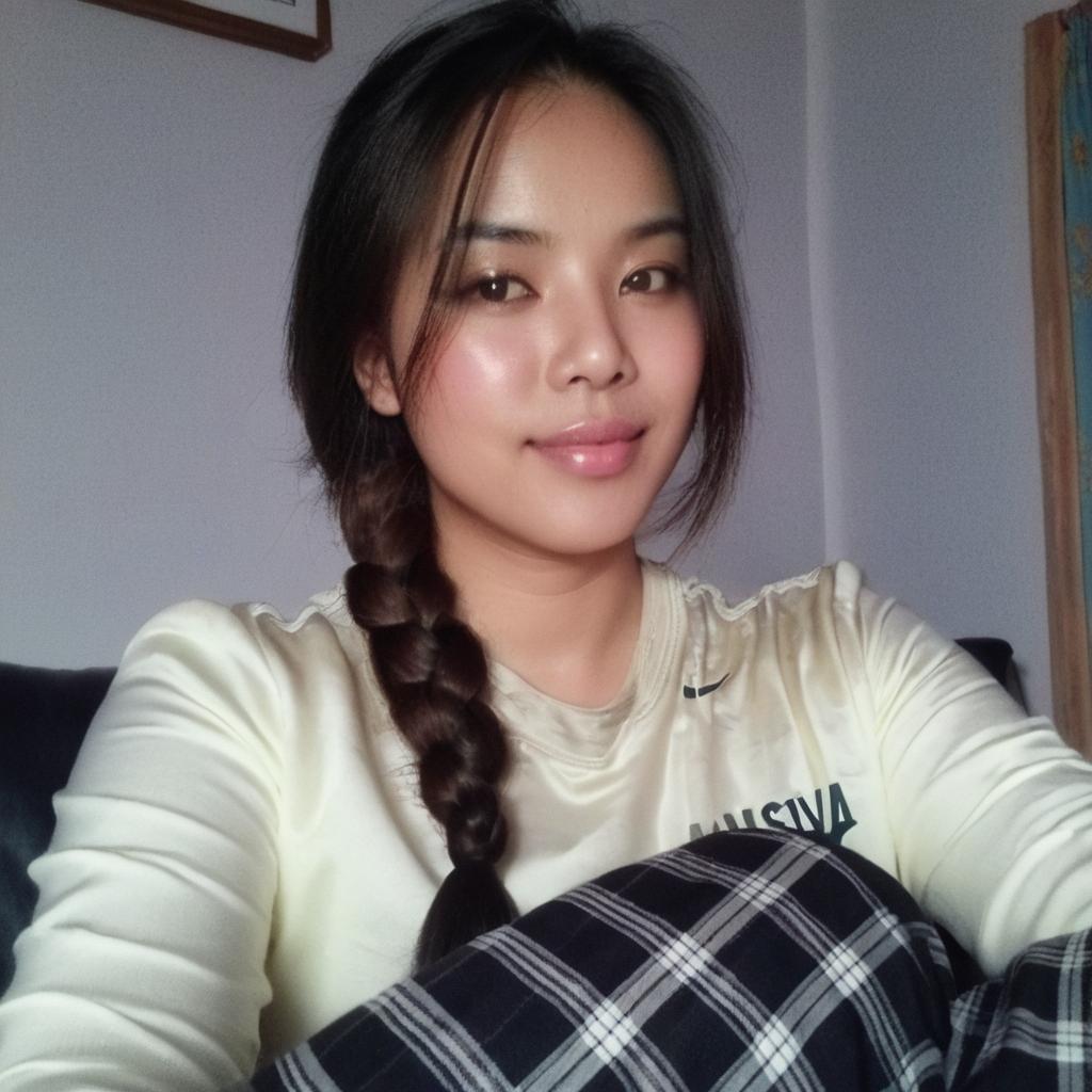 Edit my my hair to copper ginger and have a angelic sift make up