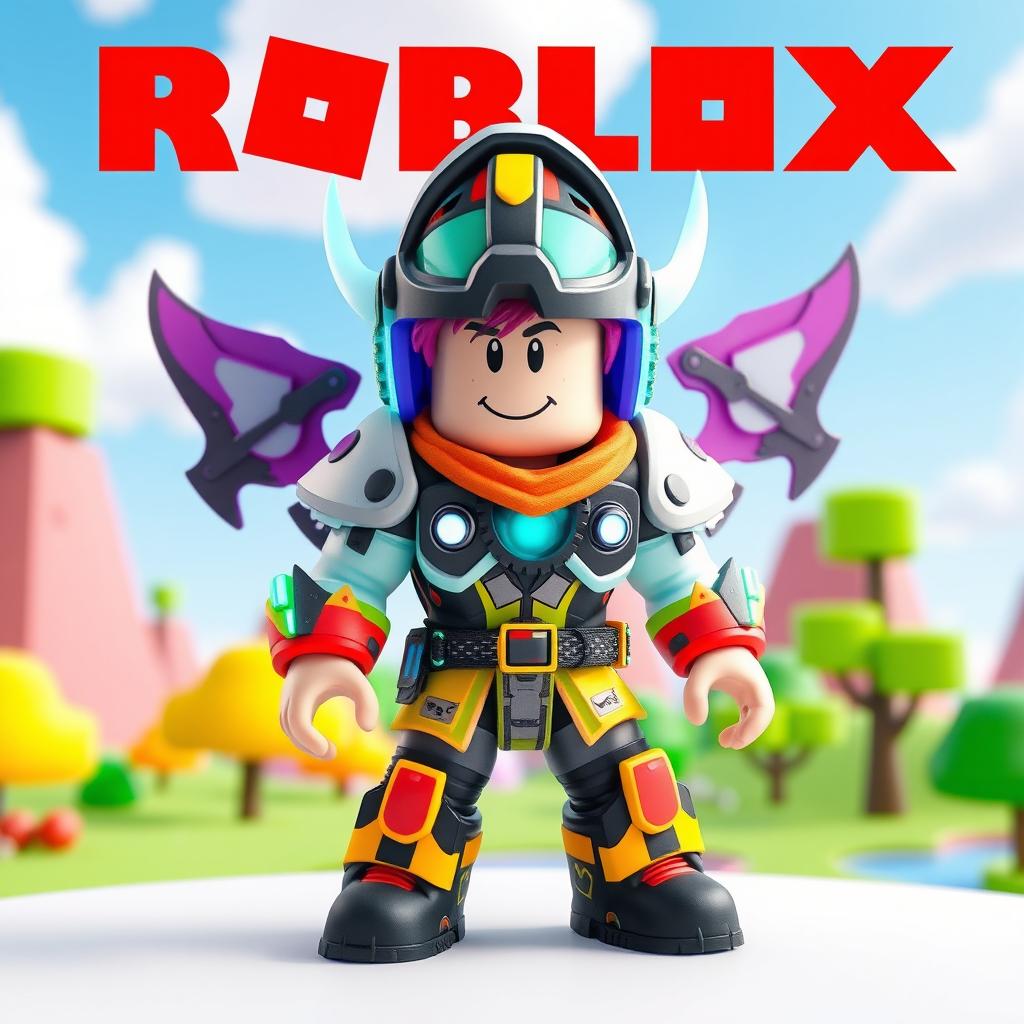 A vibrant and playful Roblox avatar profile picture