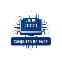 Create a modern logo for the subject of Computer Science