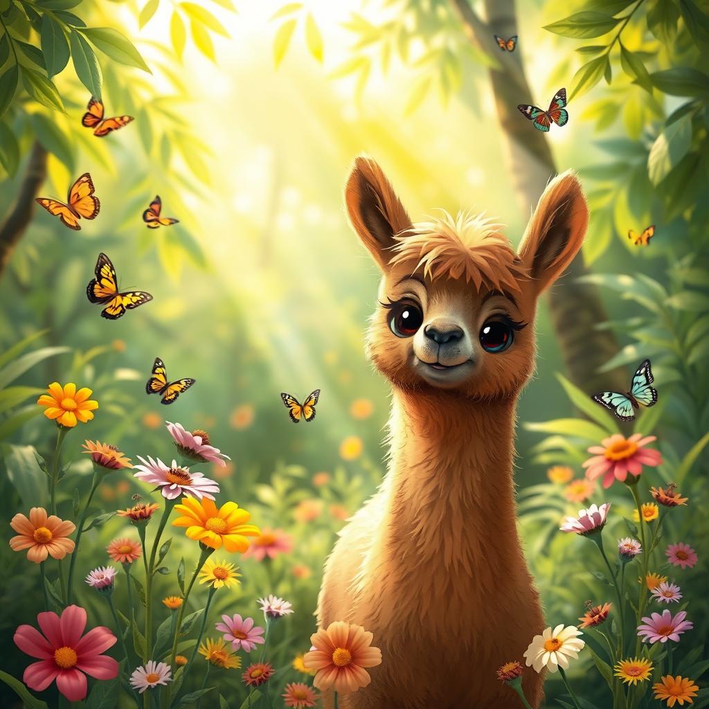 A whimsical and delightful scene featuring an adorable paca named "Norte"