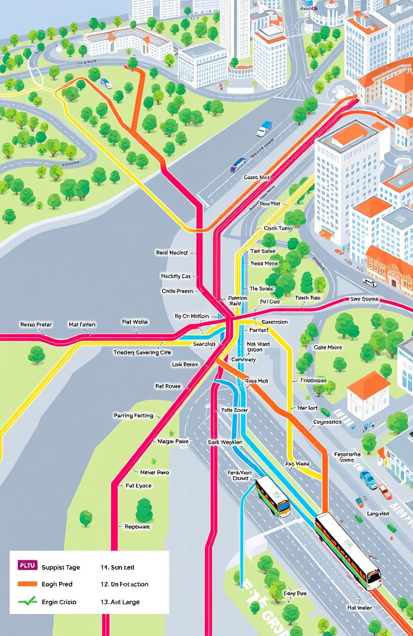 Discover the City: Illustrated Metro Map