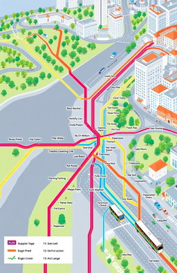 Discover the City: Illustrated Metro Map