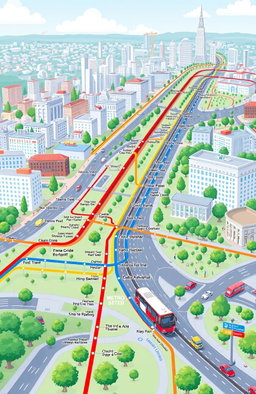 Discover the City: Illustrated Metro Map