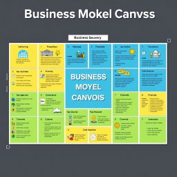 A comprehensive Business Model Canvas tailored for the tourism industry, detailing sections such as Customer Segments, Value Propositions, Revenue Streams, Key Activities, Key Resources, Key Partnerships, Cost Structure, Channels, and Customer Relationships