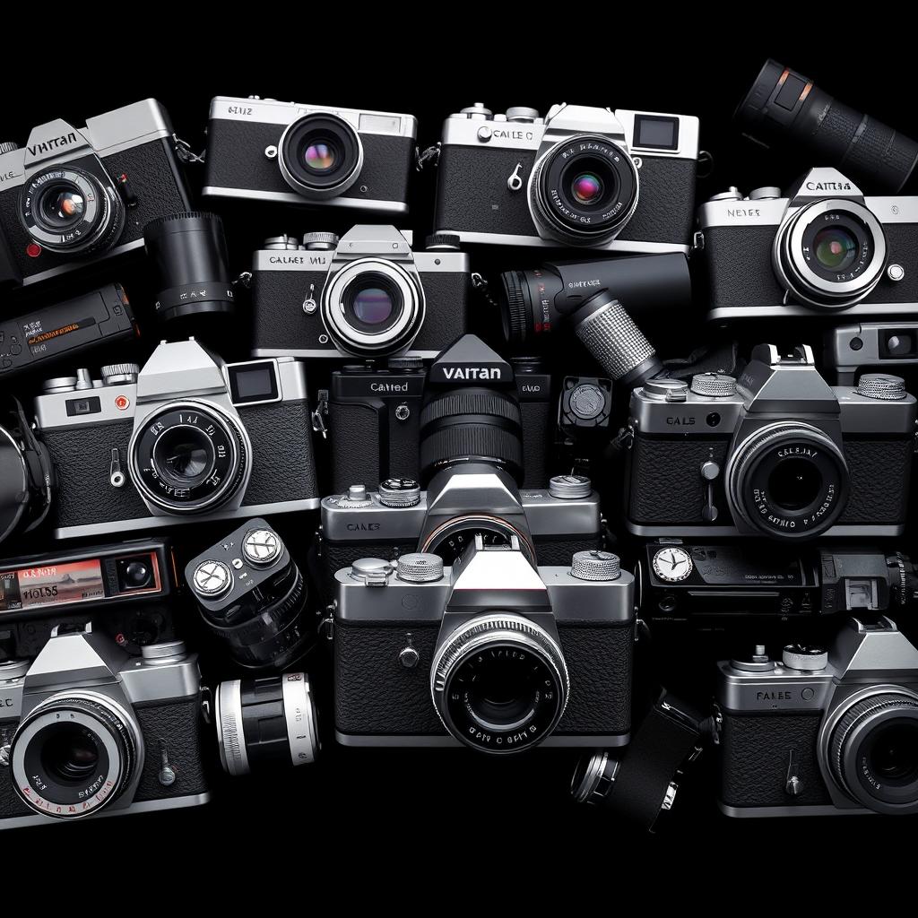 Stunning High Contrast Camera Collection: Sony Alpha, RX, and More