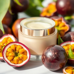 A visually appealing cosmetic facial moisturizing cream jar, elegantly designed with a sleek, smooth surface