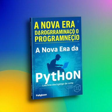 A Nova Era da Programação: Modern Ebook Cover Design Featuring AI with ...