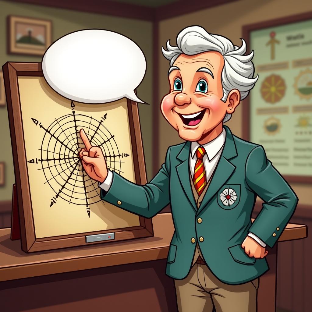 Charming Weatherman in a Vintage Studio