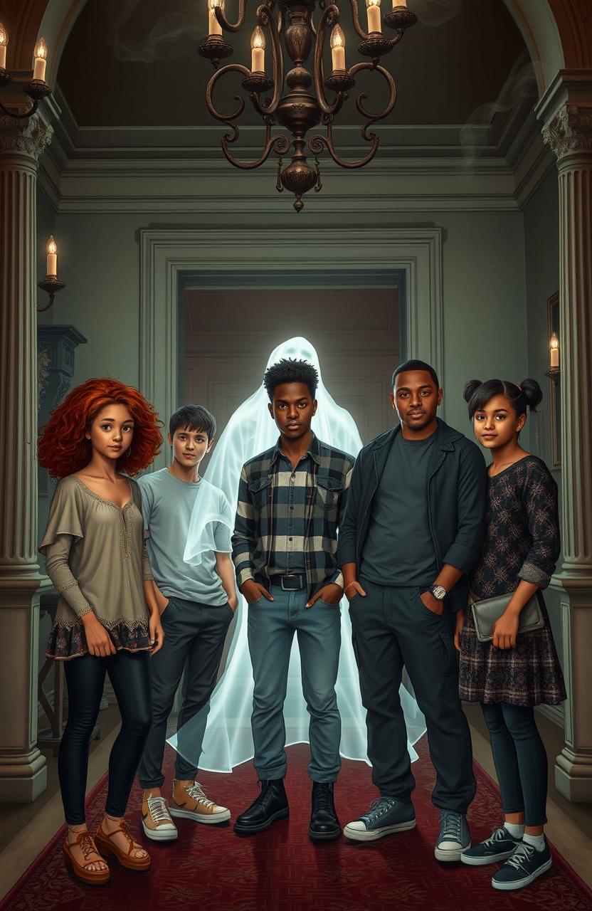 Five friends gather in a haunted, eloquent plantation manor