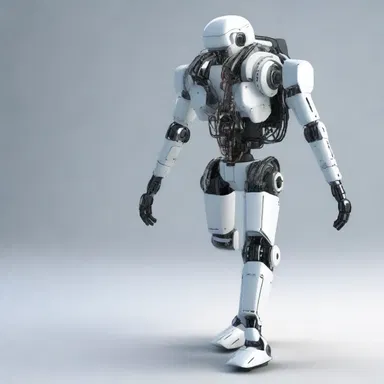 In the futuristic sci-fi novel, people used advanced robotic exoskeletons to ambulate effortlessly and cover large distances in a short time.