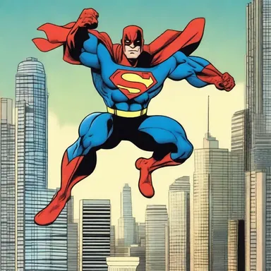 In the comic book series, the superhero ambulated with incredible speed and agility, leaping over tall buildings.