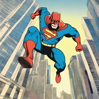 In the comic book series, the superhero ambulated with incredible speed and agility, leaping over tall buildings.