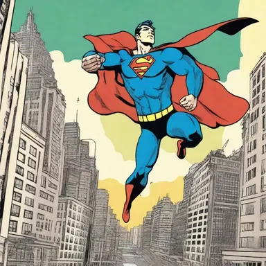 In the comic book series, the superhero ambulated with incredible speed and agility, leaping over tall buildings.
