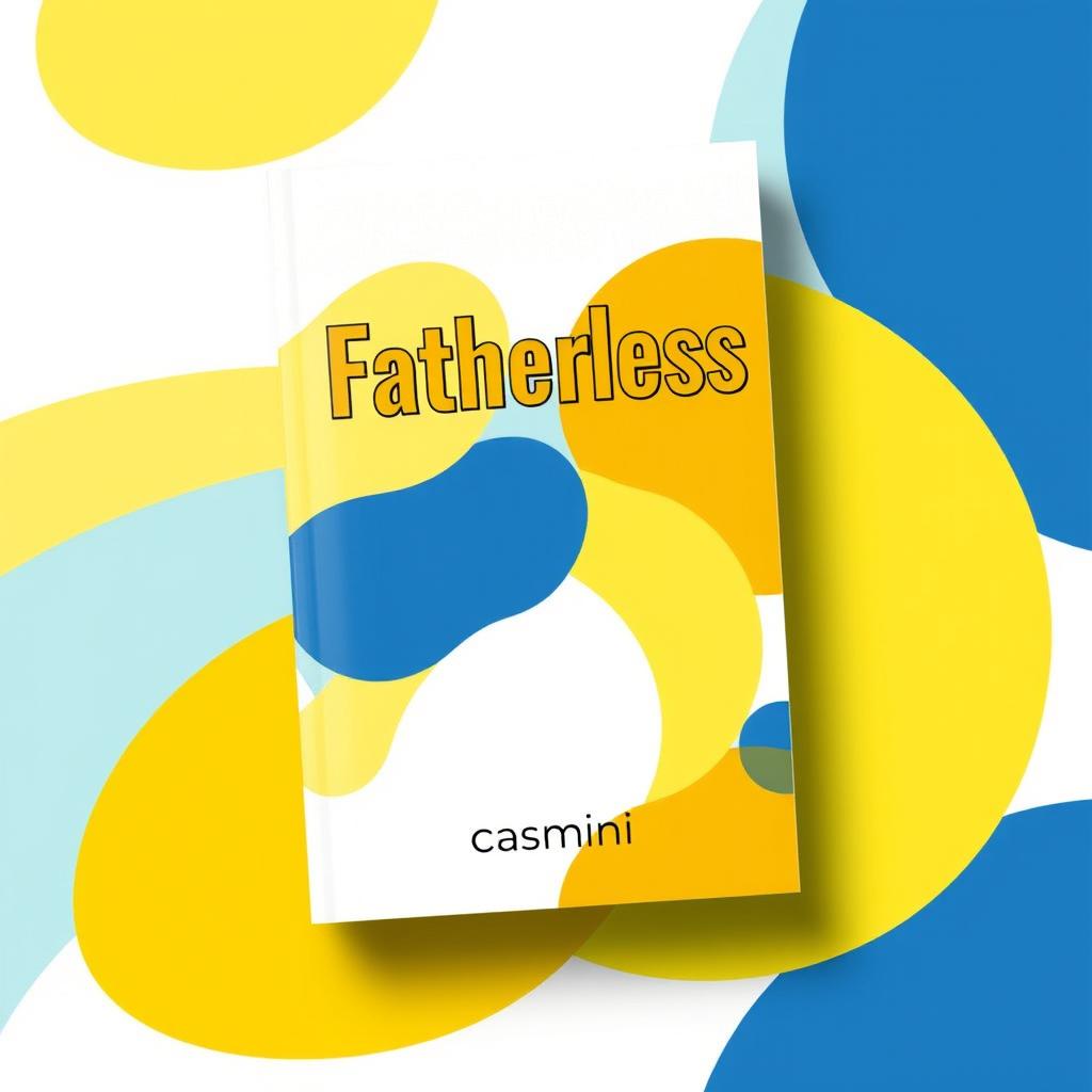 An eye-catching book cover design that features the main title 'Fatherless' prominently at the top, clearly distinct from the subtitle 'Solusi Kesehatan Mental Anak', which is placed below the main title in a smaller font