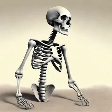 Why did the skeleton refuse to ambulate? Because he didn't have the guts!