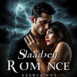 A captivating book cover featuring a handsome, dark, and sensual man with an irresistible charm, gently placing his hand on the neck of a stunning woman