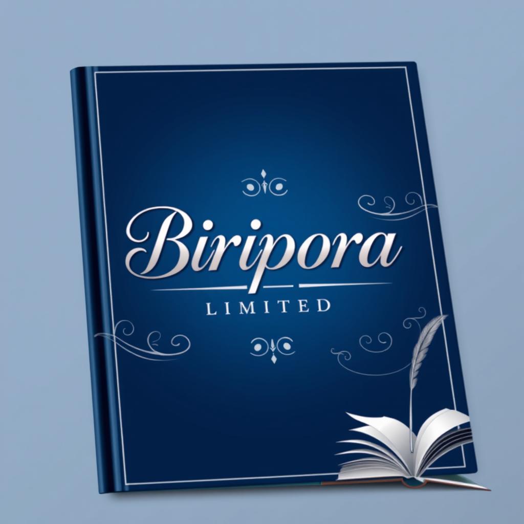 A captivating book cover design for a submission book company named 'Biripora Limited'