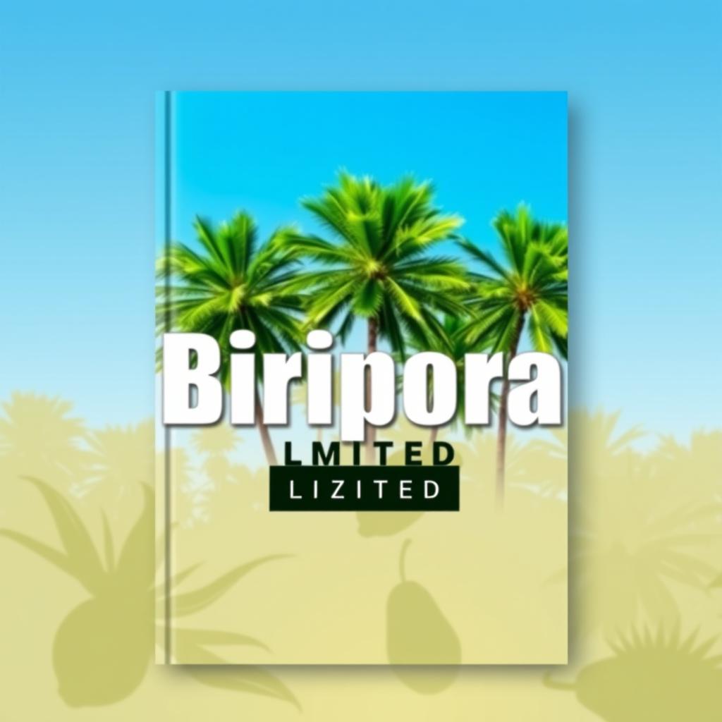 A striking book cover design for a submission by an oil palm company named "Biripora Limited"