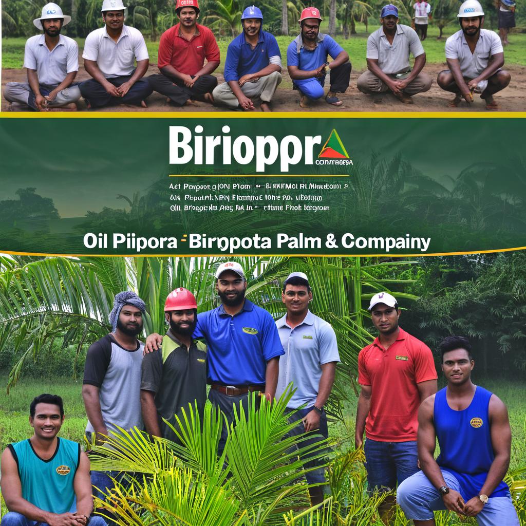 Cover for my submission book oil palm company name Biripora limited