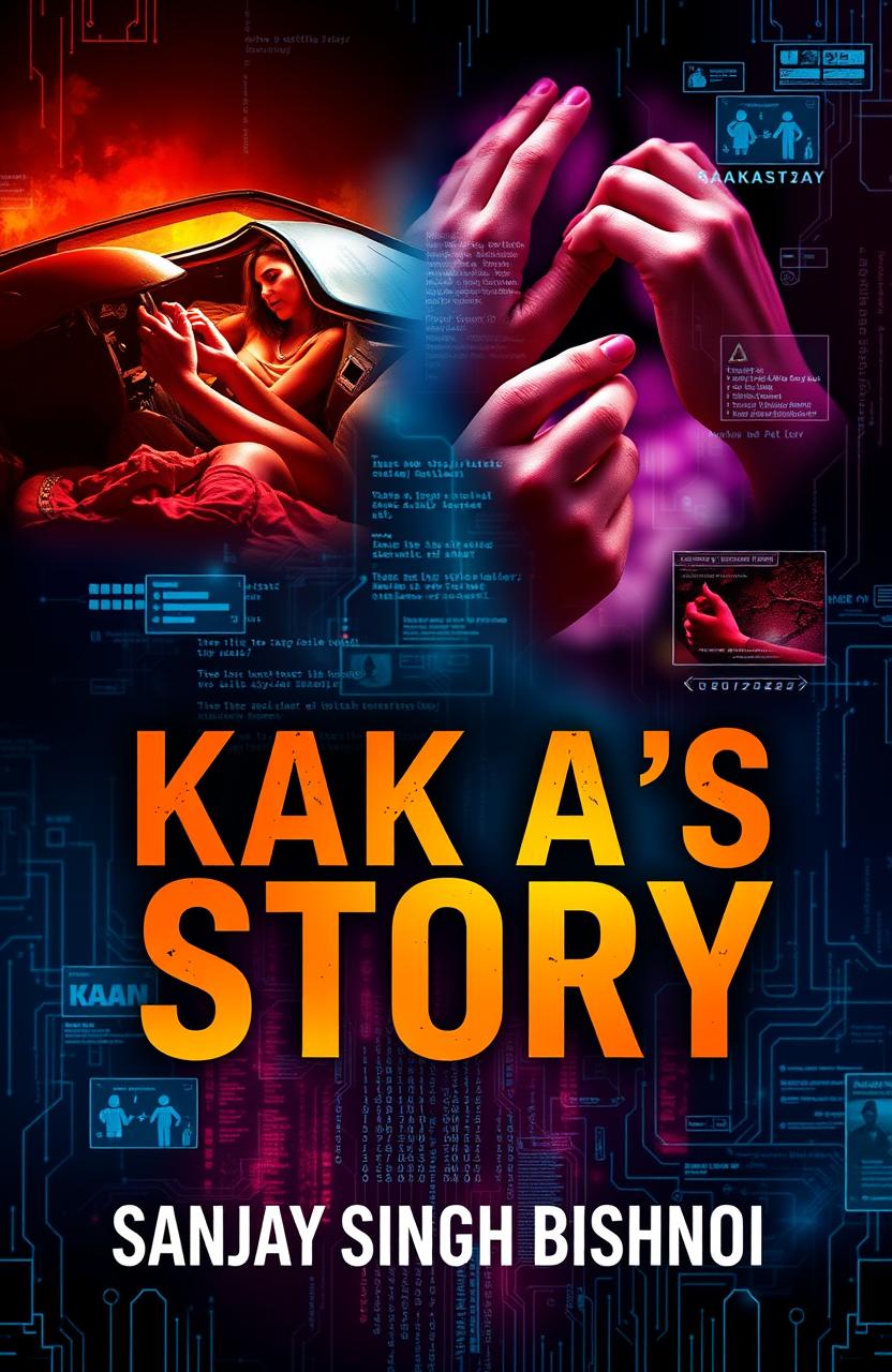 A captivating book cover for 'Kaka's Story' by Sanjay Singh Bishnoi