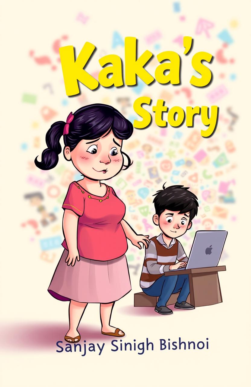 A book cover design for 'Kaka's Story' by Sanjay Singh Bishnoi