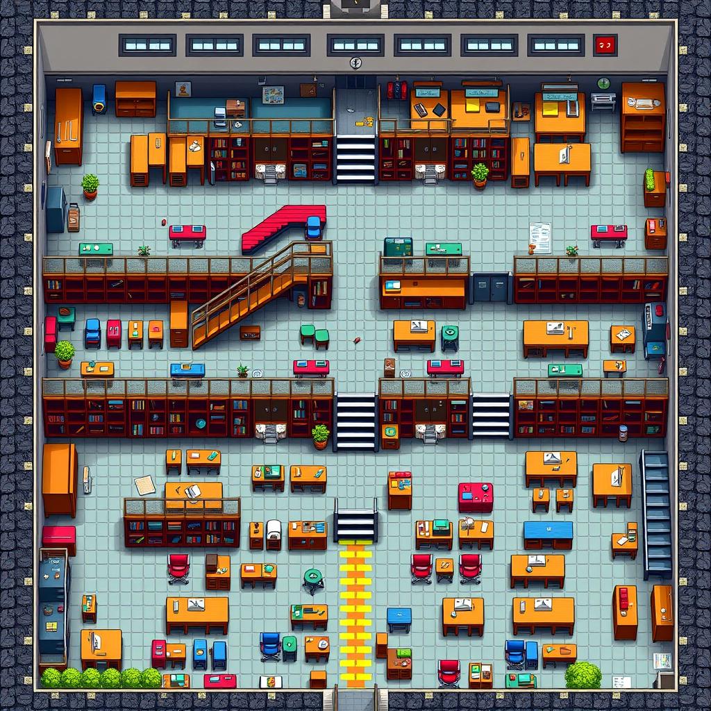Explore the Ultimate Pixel Art College Map