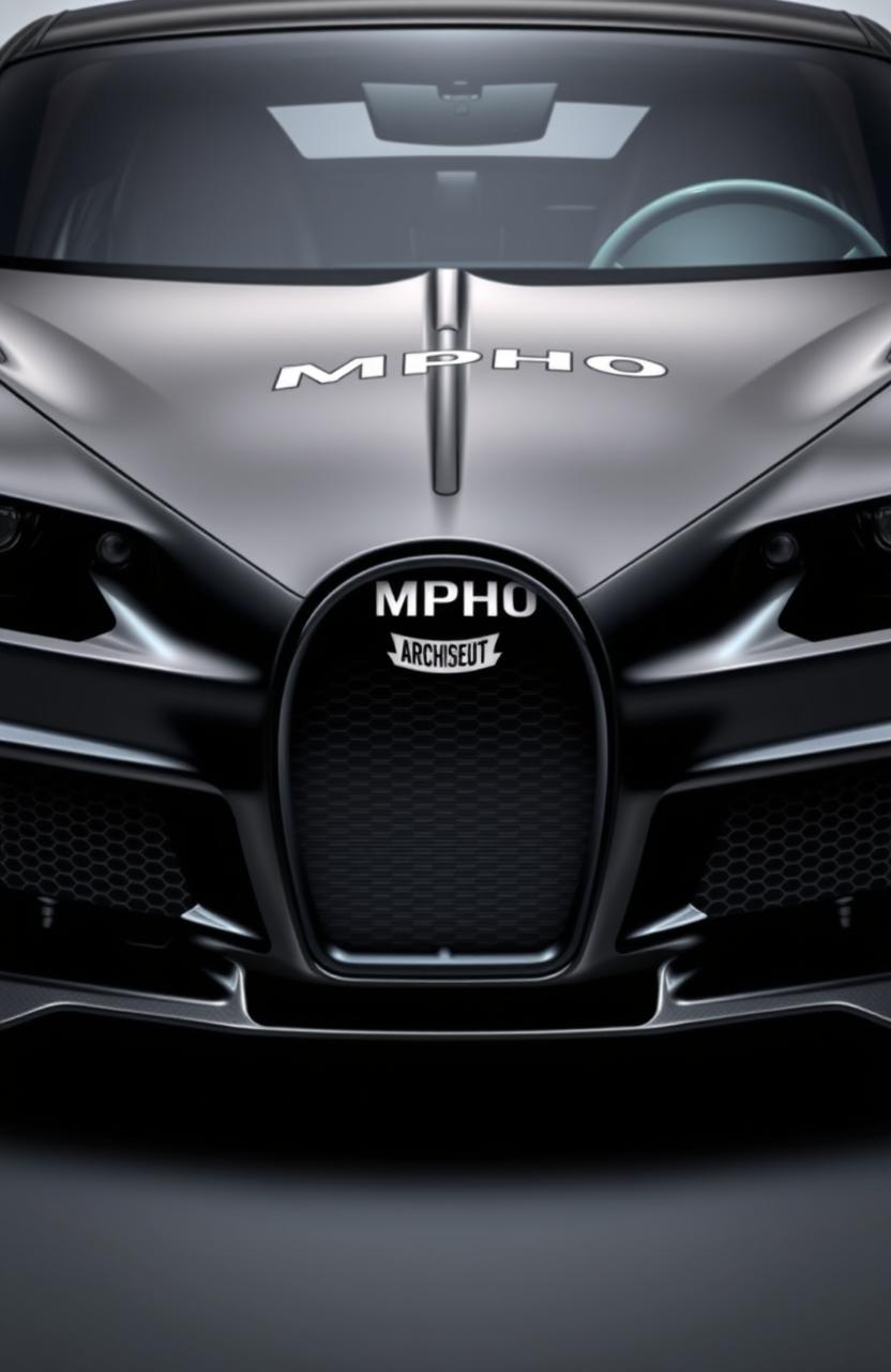 A realistic image of a large, powerful car featuring aggressive styling