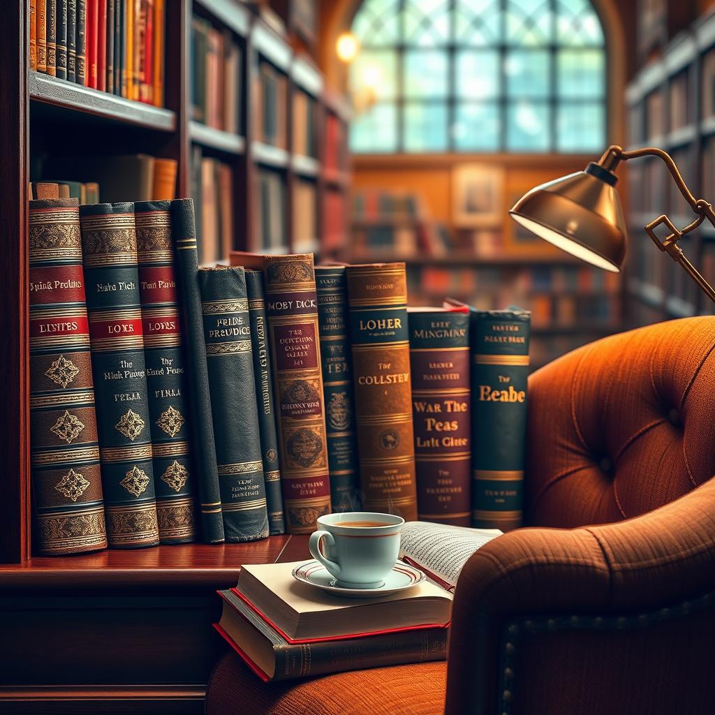 Timeless Elegance: Classic Literature on Display