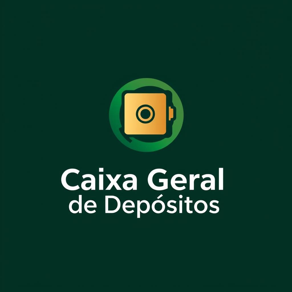 An avatar logo design for a Portuguese bank named Caixa Geral de Depósitos