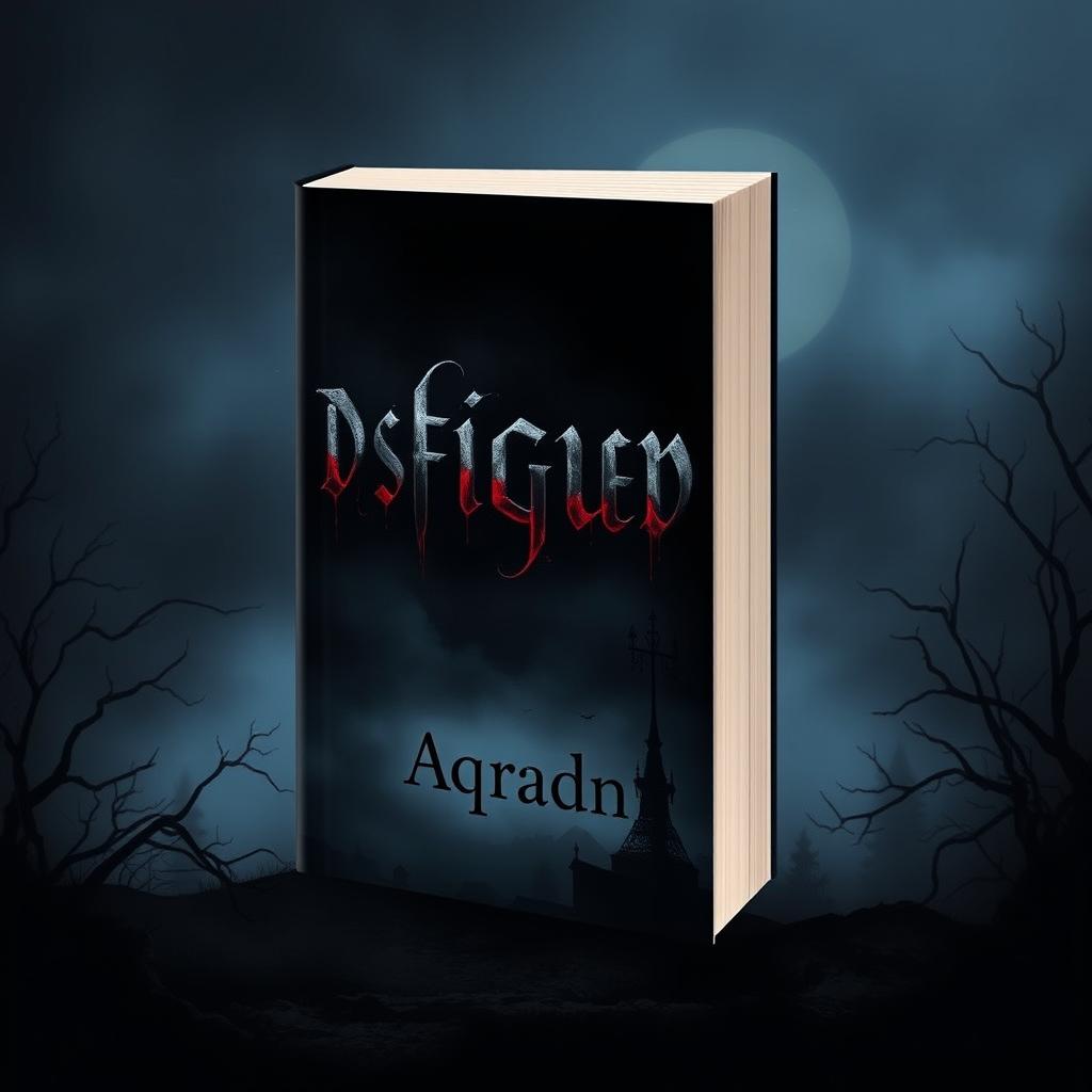 Unveil the Shadows: Mysterious Dark Book Cover Design