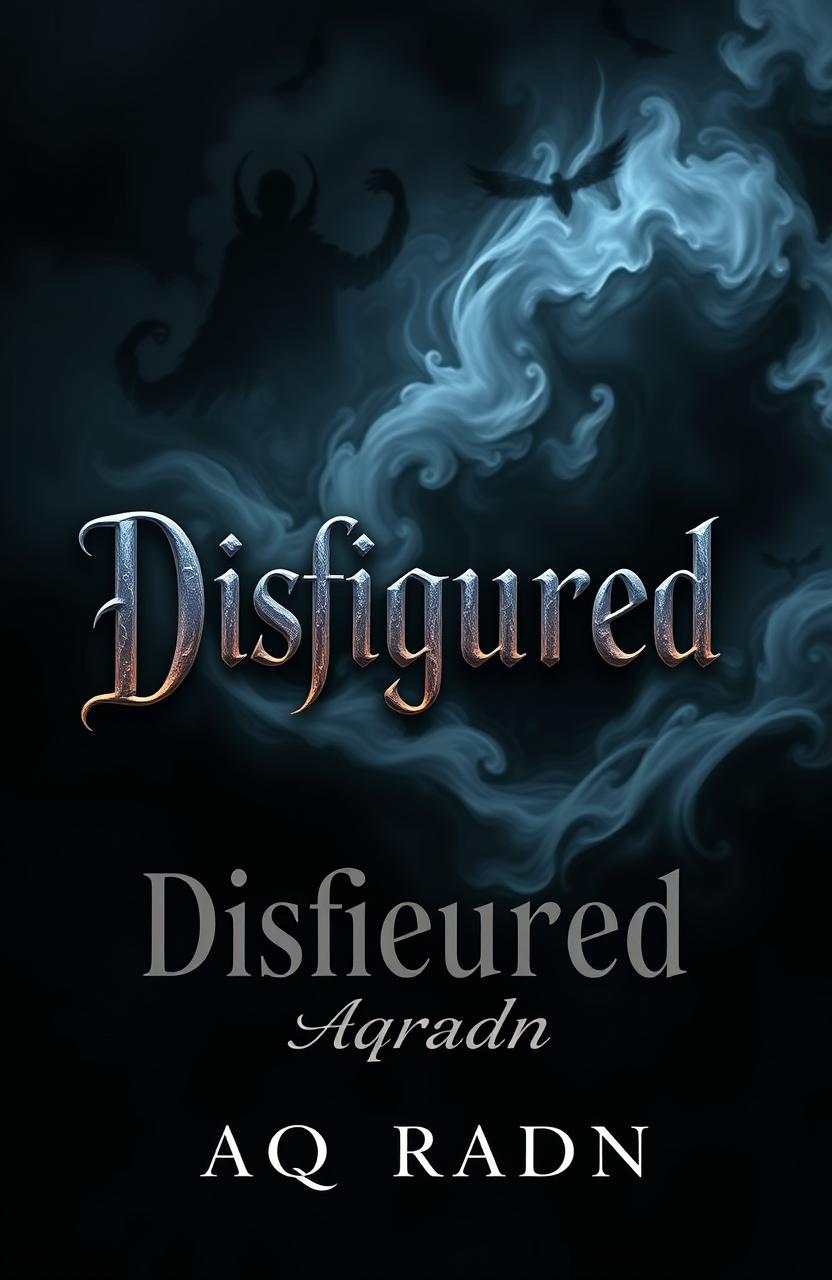 A stunning book cover design featuring a mysterious and intriguing atmosphere